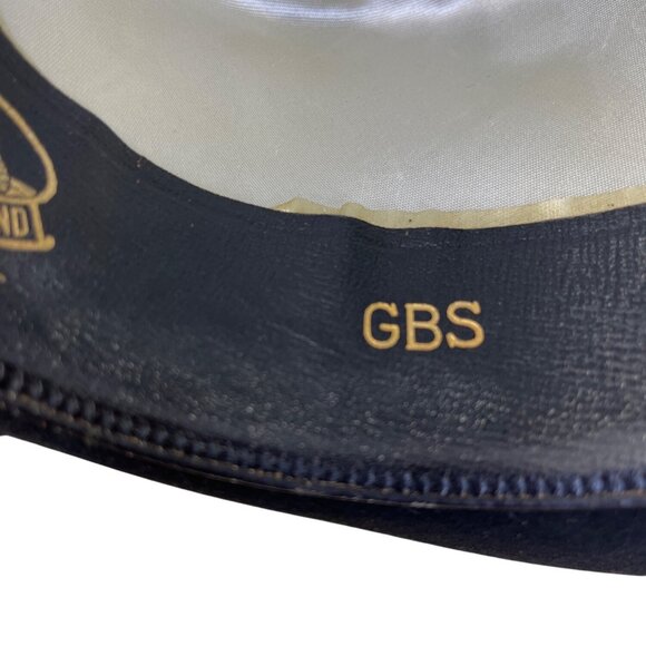 Wormser Men's Black Rain Resistant Homburg Hat Grosgrain Ribbon Band One Size - Picture 9 of 14